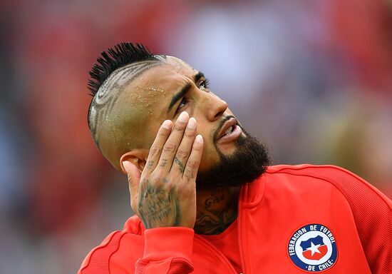 Football. 2017 FIFA Confederations Cup. Chile vs. Australia