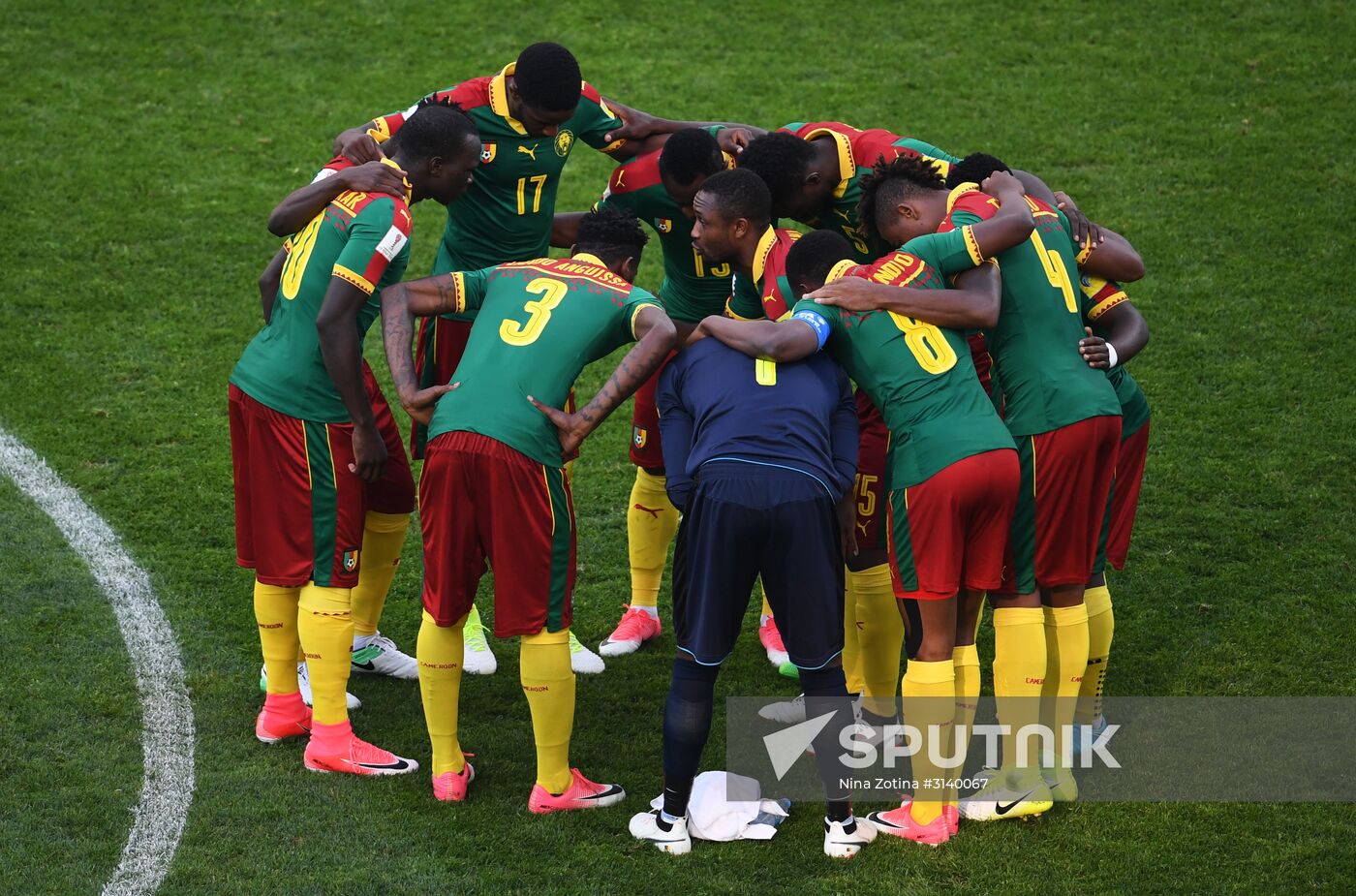 Football. 2017 FIFA Confederations Cup. Germany vs. Cameroon
