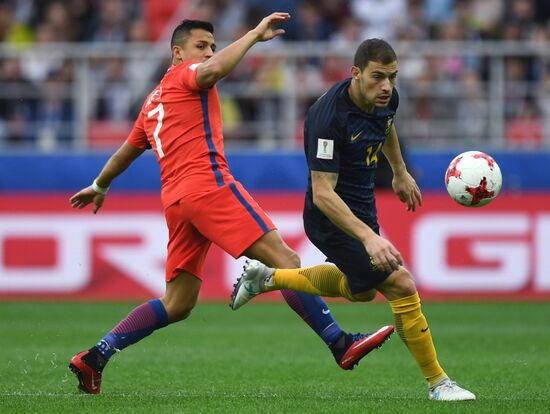 Football. 2017 FIFA Confederations Cup. Chile vs. Australia