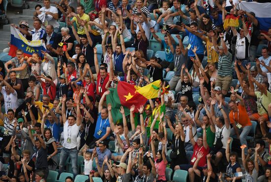 Football. 2017 FIFA Confederations Cup. Germany vs. Cameroon