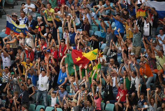 Football. 2017 FIFA Confederations Cup. Germany vs. Cameroon