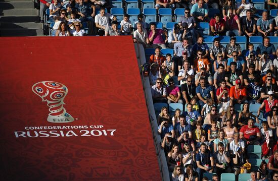 Football. 2017 FIFA Confederations Cup. Germany vs. Cameroon
