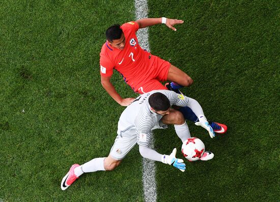 Football. 2017 FIFA Confederations Cup. Chile vs. Australia