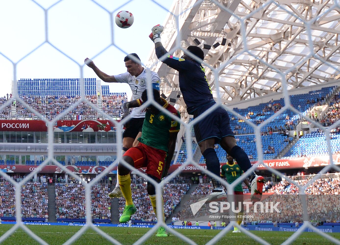 Football. 2017 FIFA Confederations Cup. Germany vs. Cameroon