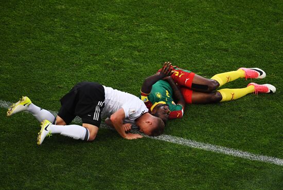 Football. 2017 FIFA Confederations Cup. Germany vs. Cameroon