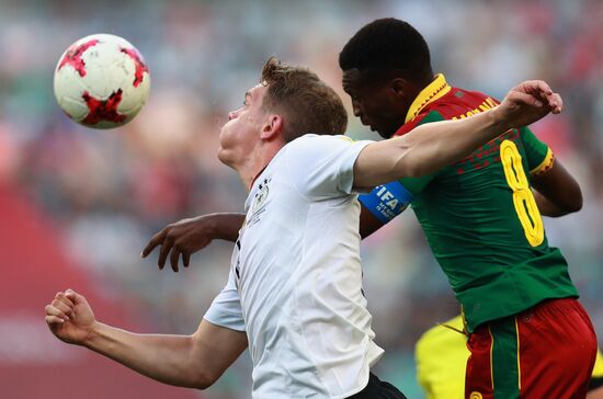 Football. 2017 FIFA Confederations Cup. Germany vs. Cameroon