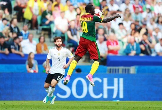 Football. 2017 FIFA Confederations Cup. Germany vs. Cameroon