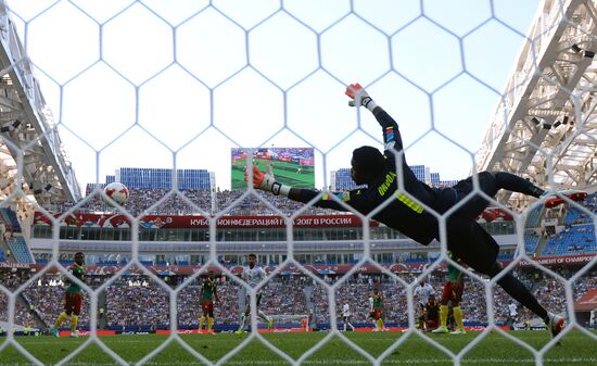 Football. 2017 FIFA Confederations Cup. Germany vs. Cameroon