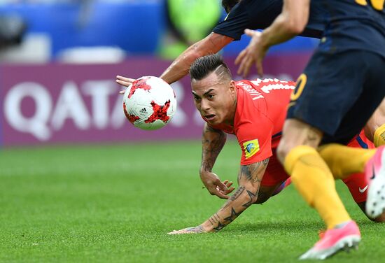 Football. 2017 FIFA Confederations Cup. Chile vs. Australia