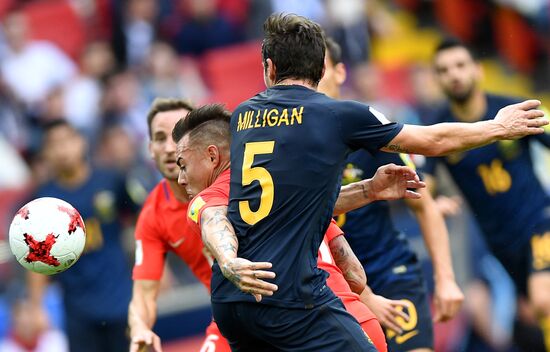 Football. 2017 FIFA Confederations Cup. Chile vs. Australia