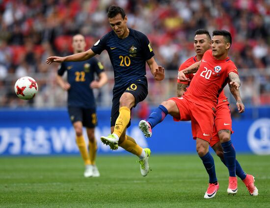 Football. 2017 FIFA Confederations Cup. Chile vs. Australia
