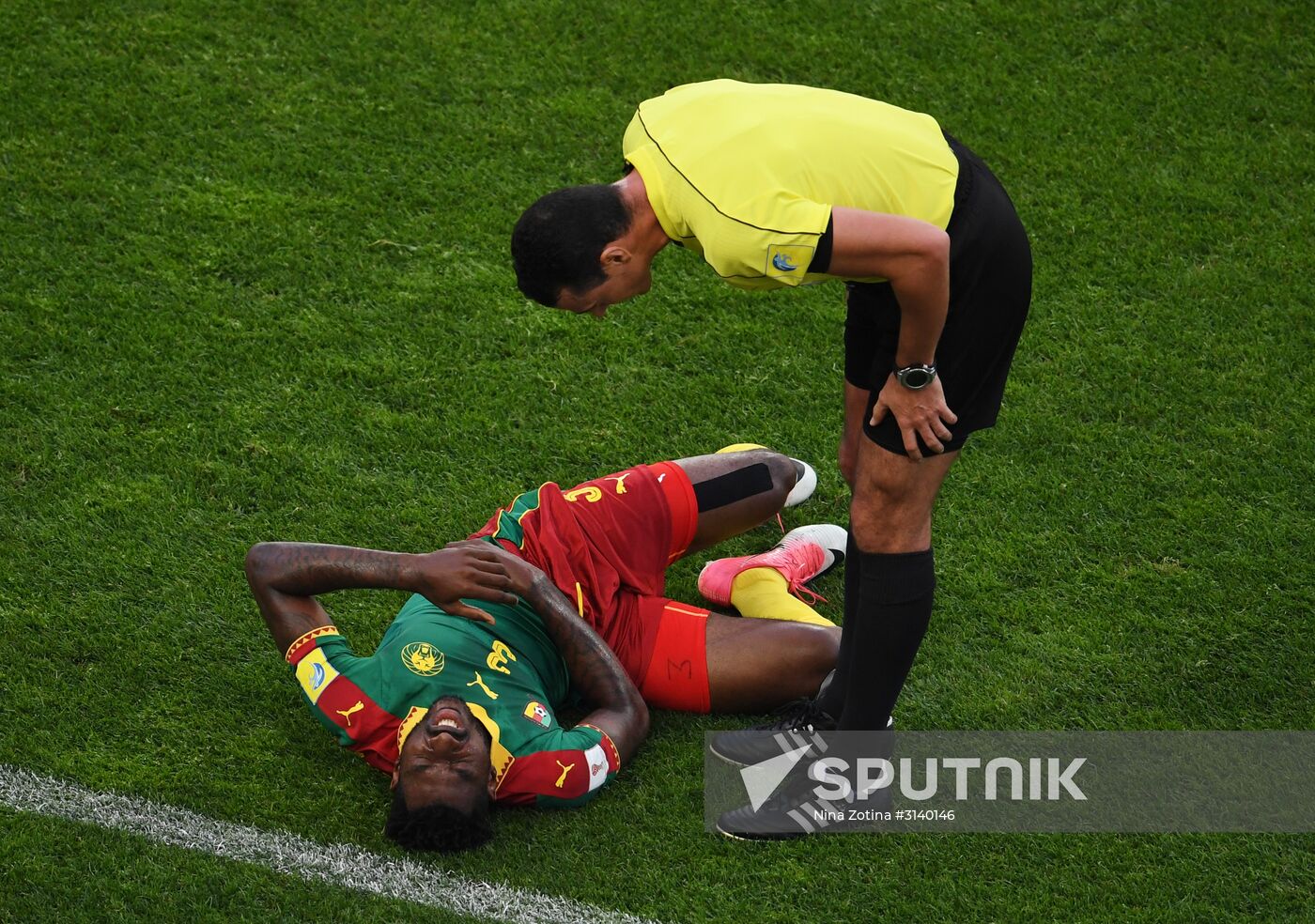 Football. 2017 FIFA Confederations Cup. Germany vs. Cameroon