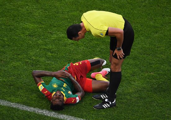 Football. 2017 FIFA Confederations Cup. Germany vs. Cameroon