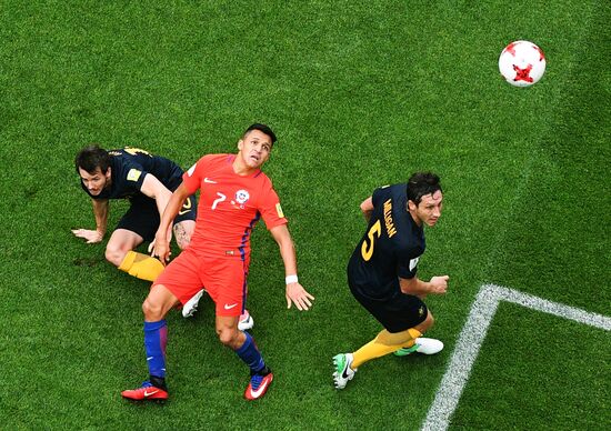 Football. 2017 FIFA Confederations Cup. Chile vs. Australia
