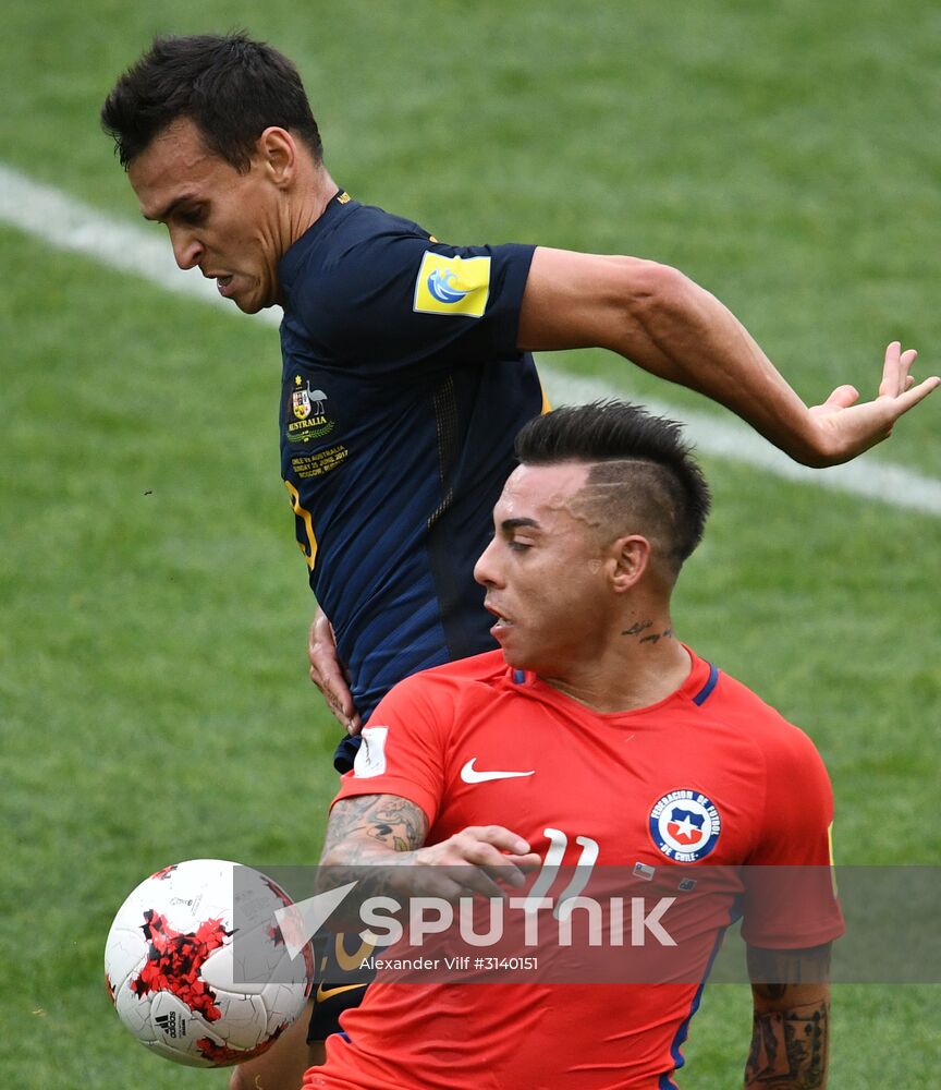 Football. 2017 FIFA Confederations Cup. Chile vs. Australia