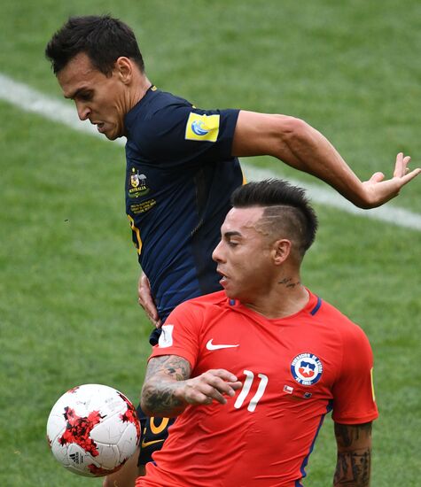 Football. 2017 FIFA Confederations Cup. Chile vs. Australia
