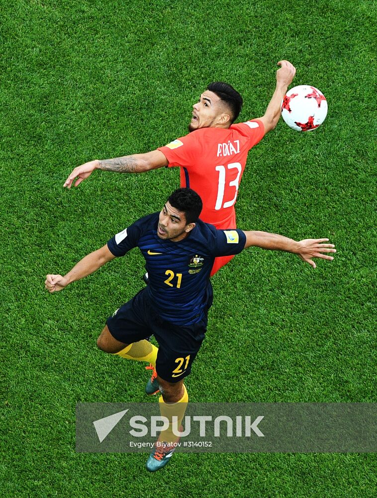 Football. 2017 FIFA Confederations Cup. Chile vs. Australia