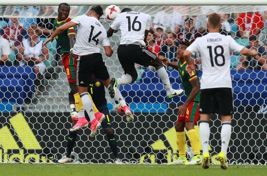 Football. 2017 FIFA Confederations Cup. Germany vs. Cameroon