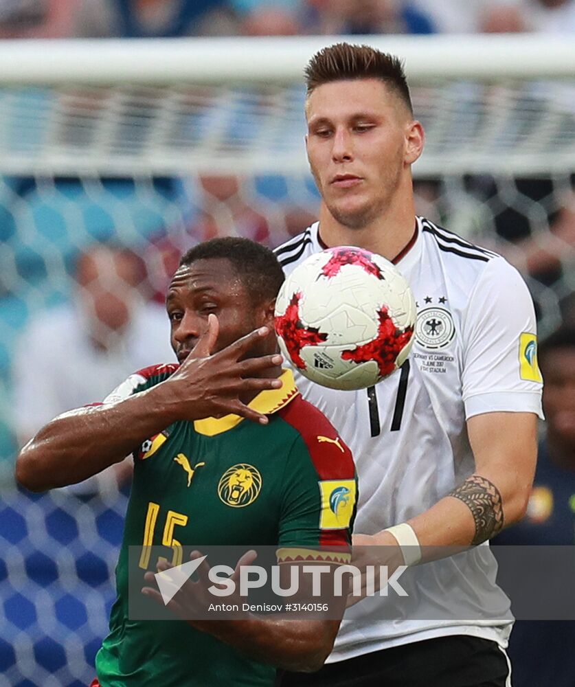 Football. 2017 FIFA Confederations Cup. Germany vs. Cameroon
