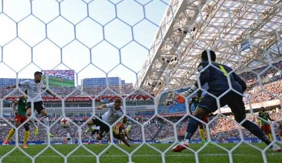 Football. 2017 FIFA Confederations Cup. Germany vs. Cameroon