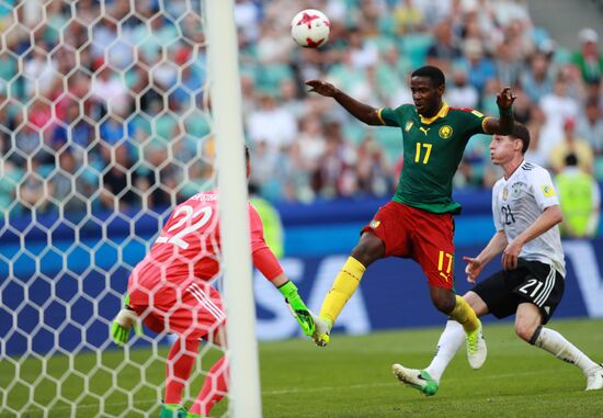 Football. 2017 FIFA Confederations Cup. Germany vs. Cameroon