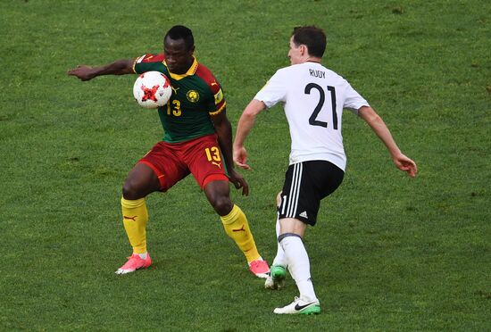 Football. 2017 FIFA Confederations Cup. Germany vs. Cameroon