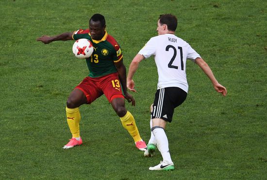 Football. 2017 FIFA Confederations Cup. Germany vs. Cameroon