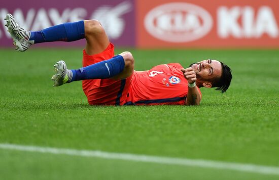 Football. 2017 FIFA Confederations Cup. Chile vs. Australia