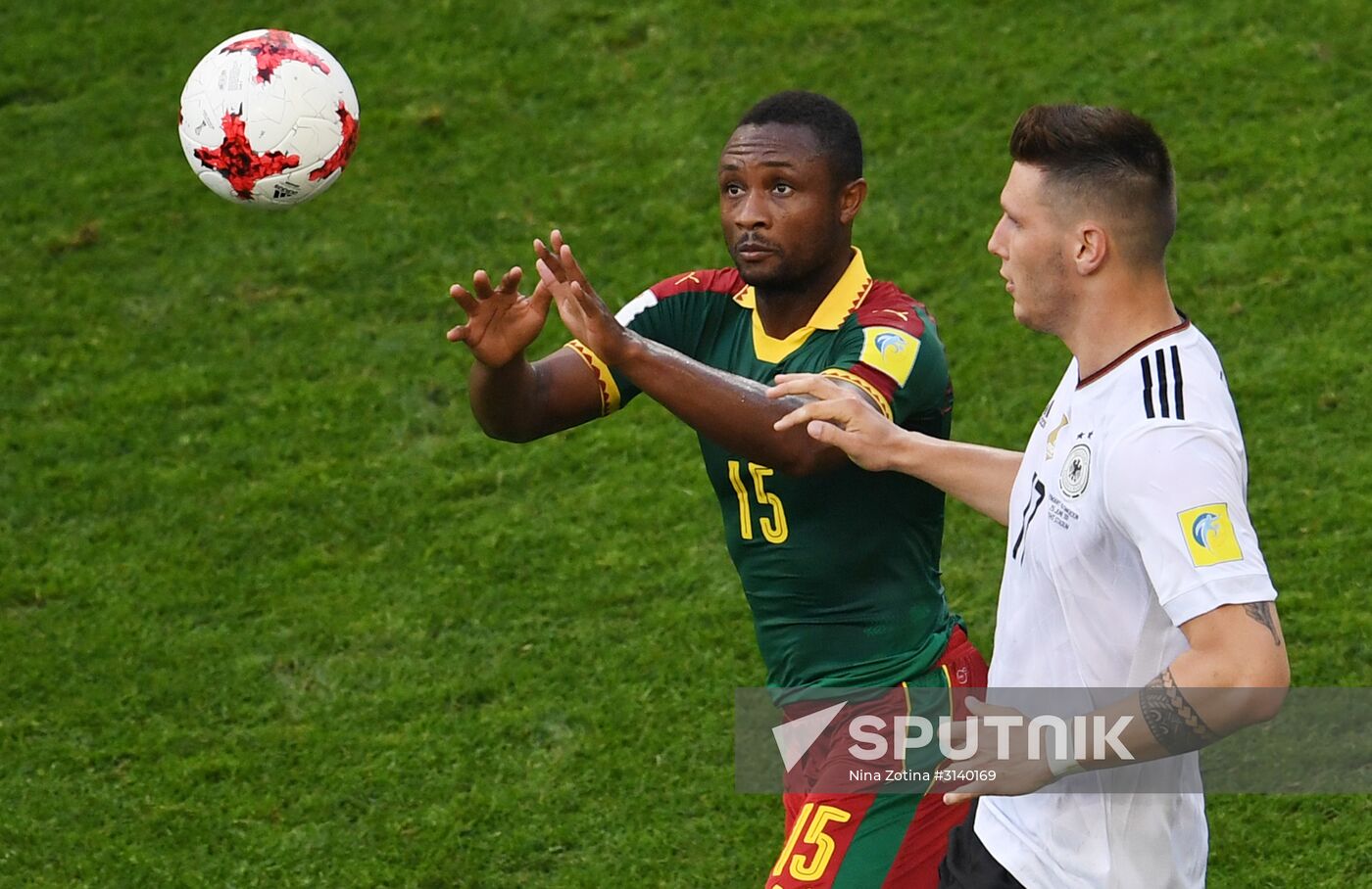 Football. 2017 FIFA Confederations Cup. Germany vs. Cameroon