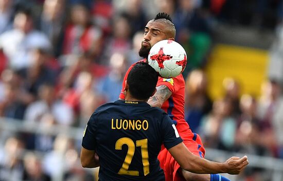 Football. 2017 FIFA Confederations Cup. Chile vs. Australia