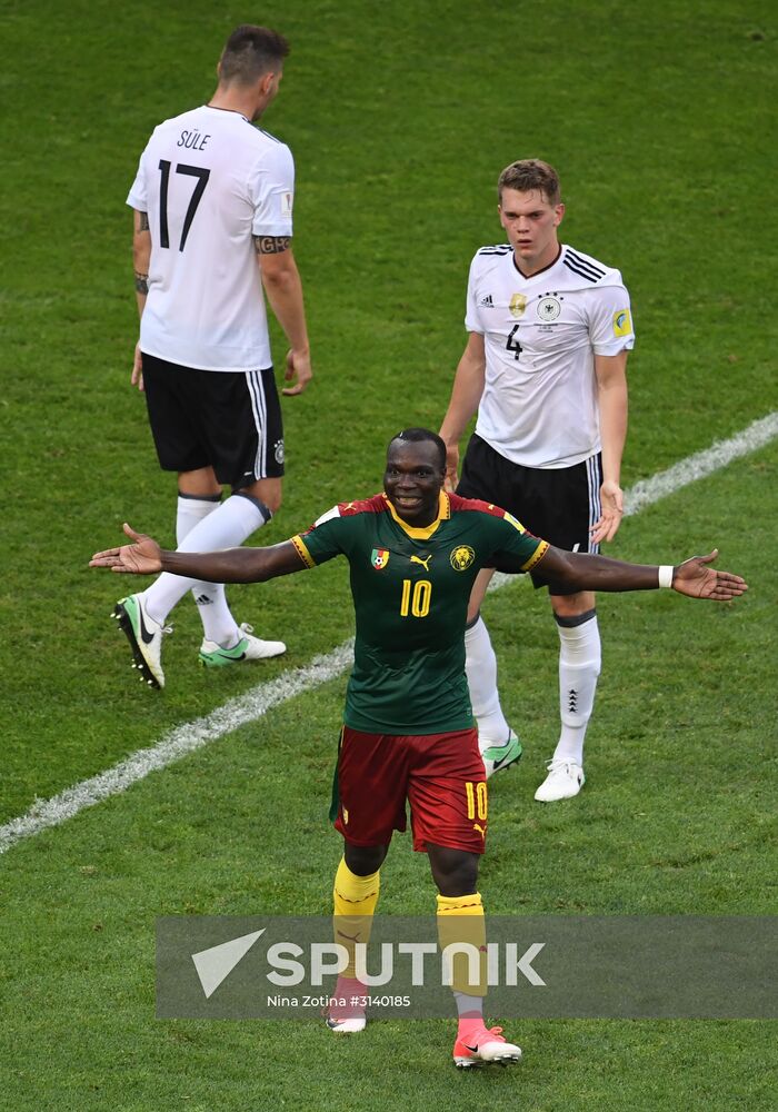 Football. 2017 FIFA Confederations Cup. Germany vs. Cameroon
