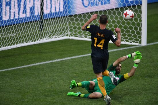 Football. 2017 FIFA Confederations Cup. Chile vs. Australia