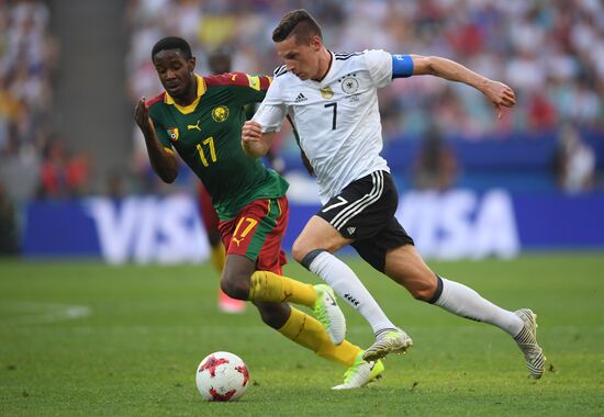 Football. 2017 FIFA Confederations Cup. Germany vs. Cameroon