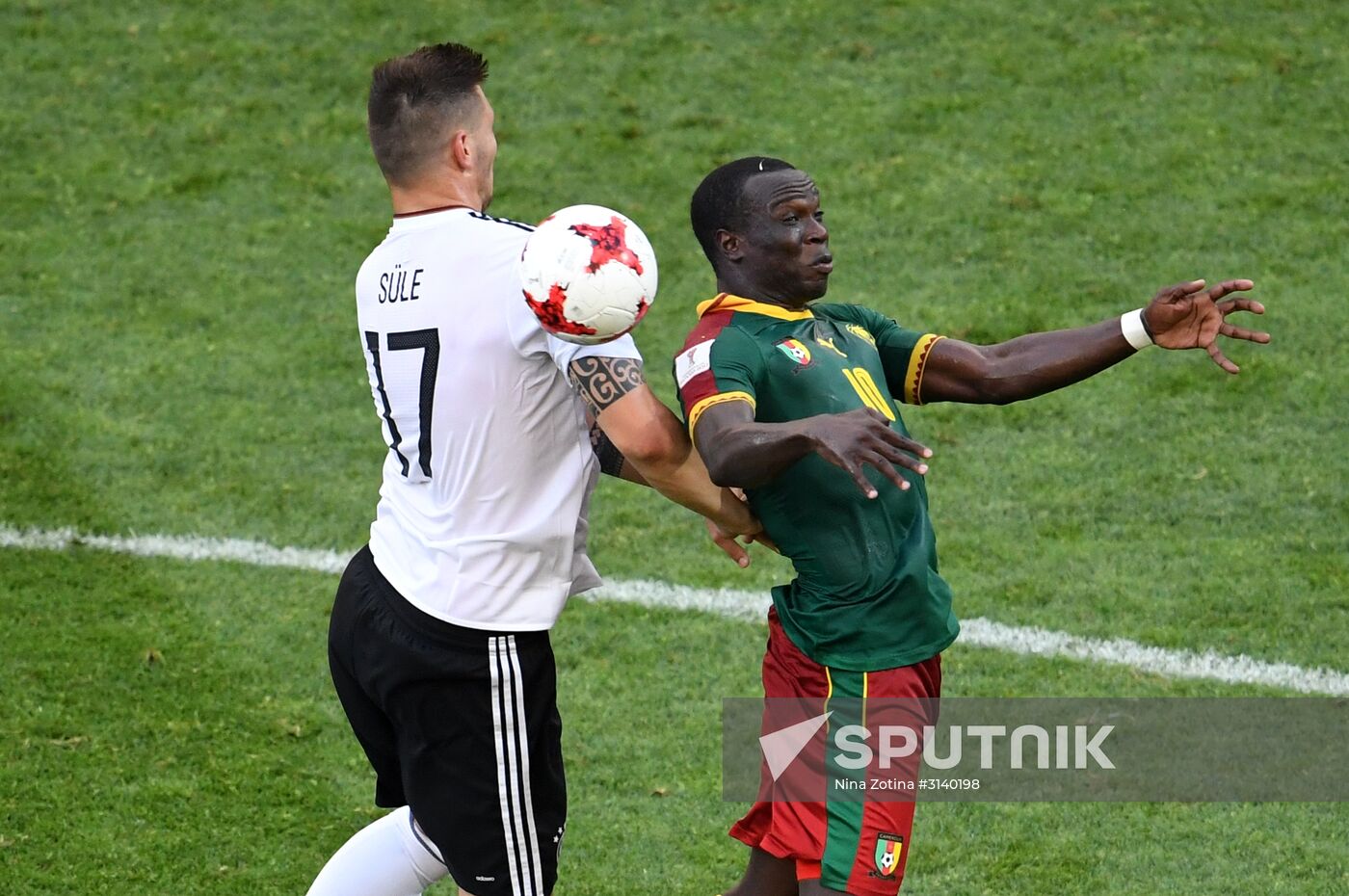 Football. 2017 FIFA Confederations Cup. Germany vs. Cameroon