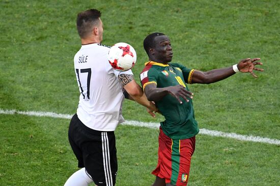 Football. 2017 FIFA Confederations Cup. Germany vs. Cameroon