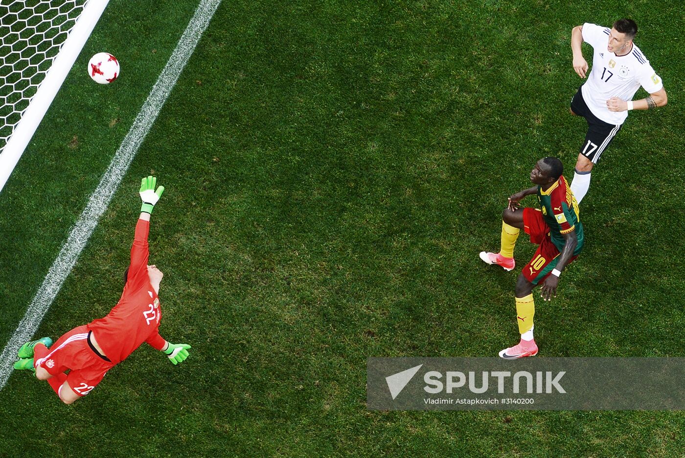 Football. 2017 FIFA Confederations Cup. Germany vs. Cameroon