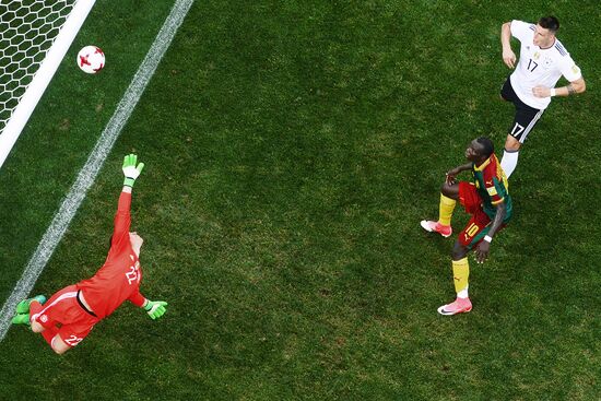 Football. 2017 FIFA Confederations Cup. Germany vs. Cameroon