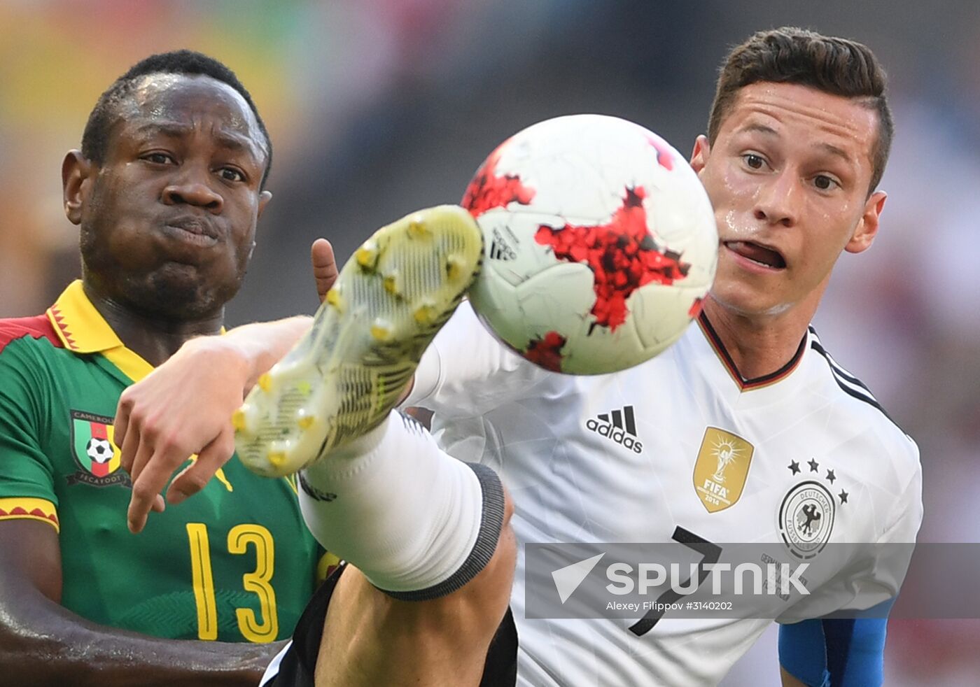 Football. 2017 FIFA Confederations Cup. Germany vs. Cameroon
