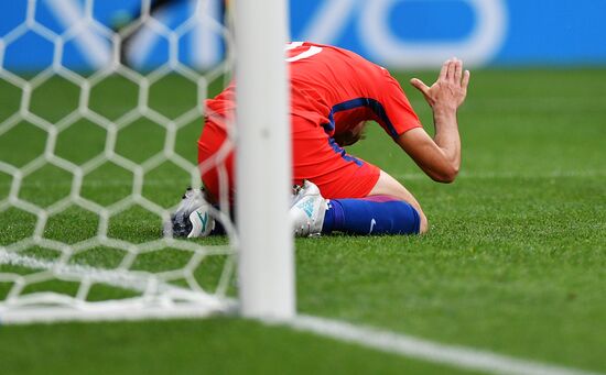 Football. 2017 FIFA Confederations Cup. Chile vs. Australia