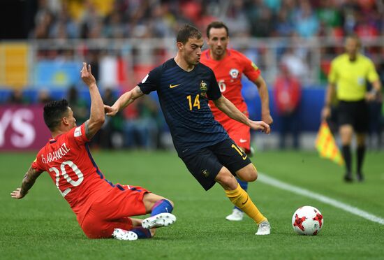 Football. 2017 FIFA Confederations Cup. Chile vs. Australia