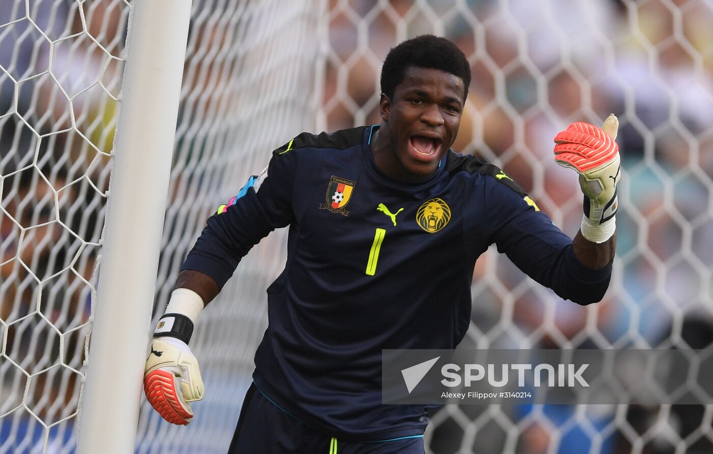 Football. 2017 FIFA Confederations Cup. Germany vs. Cameroon