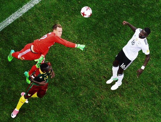 Football. 2017 FIFA Confederations Cup. Germany vs. Cameroon