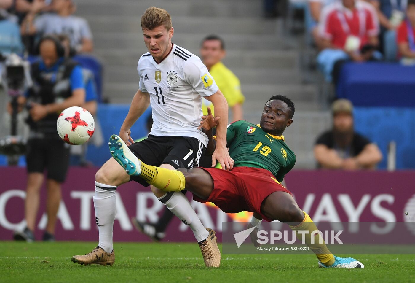 Football. 2017 FIFA Confederations Cup. Germany vs. Cameroon
