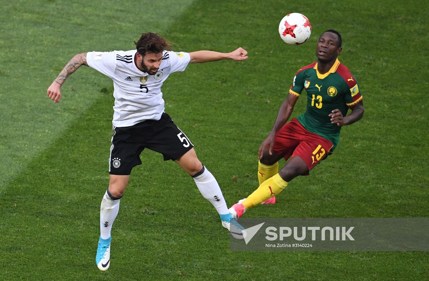 Football. 2017 FIFA Confederations Cup. Germany vs. Cameroon