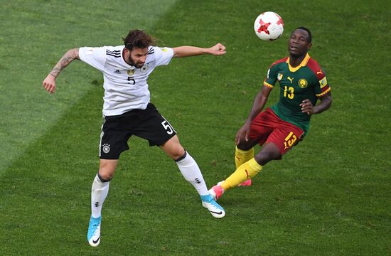Football. 2017 FIFA Confederations Cup. Germany vs. Cameroon