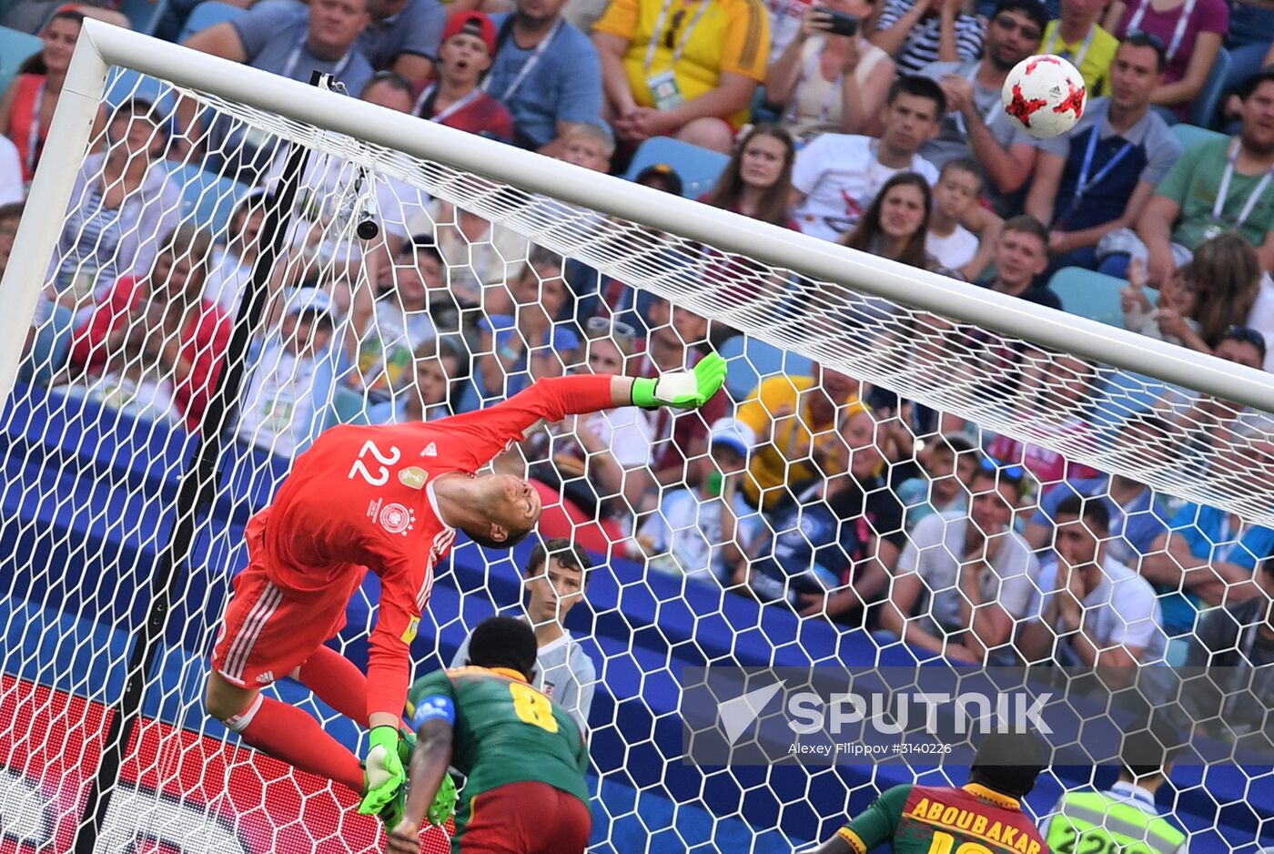 Football. 2017 FIFA Confederations Cup. Germany vs. Cameroon