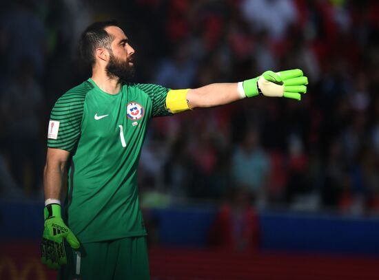 Football. 2017 FIFA Confederations Cup. Chile vs. Australia