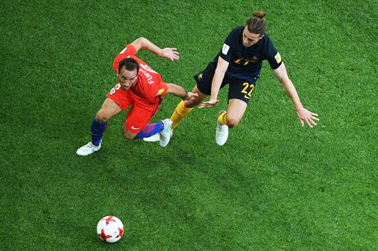 Football. 2017 FIFA Confederations Cup. Chile vs. Australia