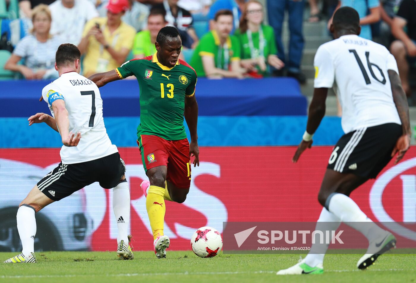 Football. 2017 FIFA Confederations Cup. Germany vs. Cameroon