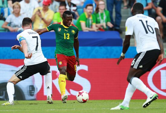 Football. 2017 FIFA Confederations Cup. Germany vs. Cameroon